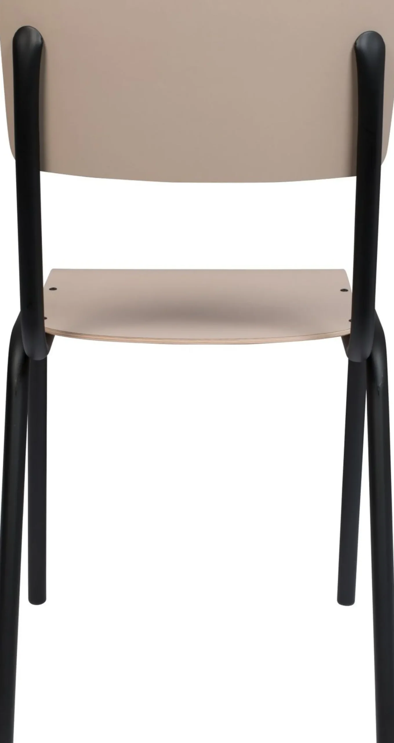 Eetkamerstoelen Zonder Armleuning-Zuiver Back to School (set van 4) Eetkamerstoel Matte Beige