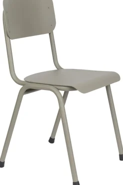 Tuinstoelen-Zuiver Back to School (set van 2) Tuinstoel Moss Grey