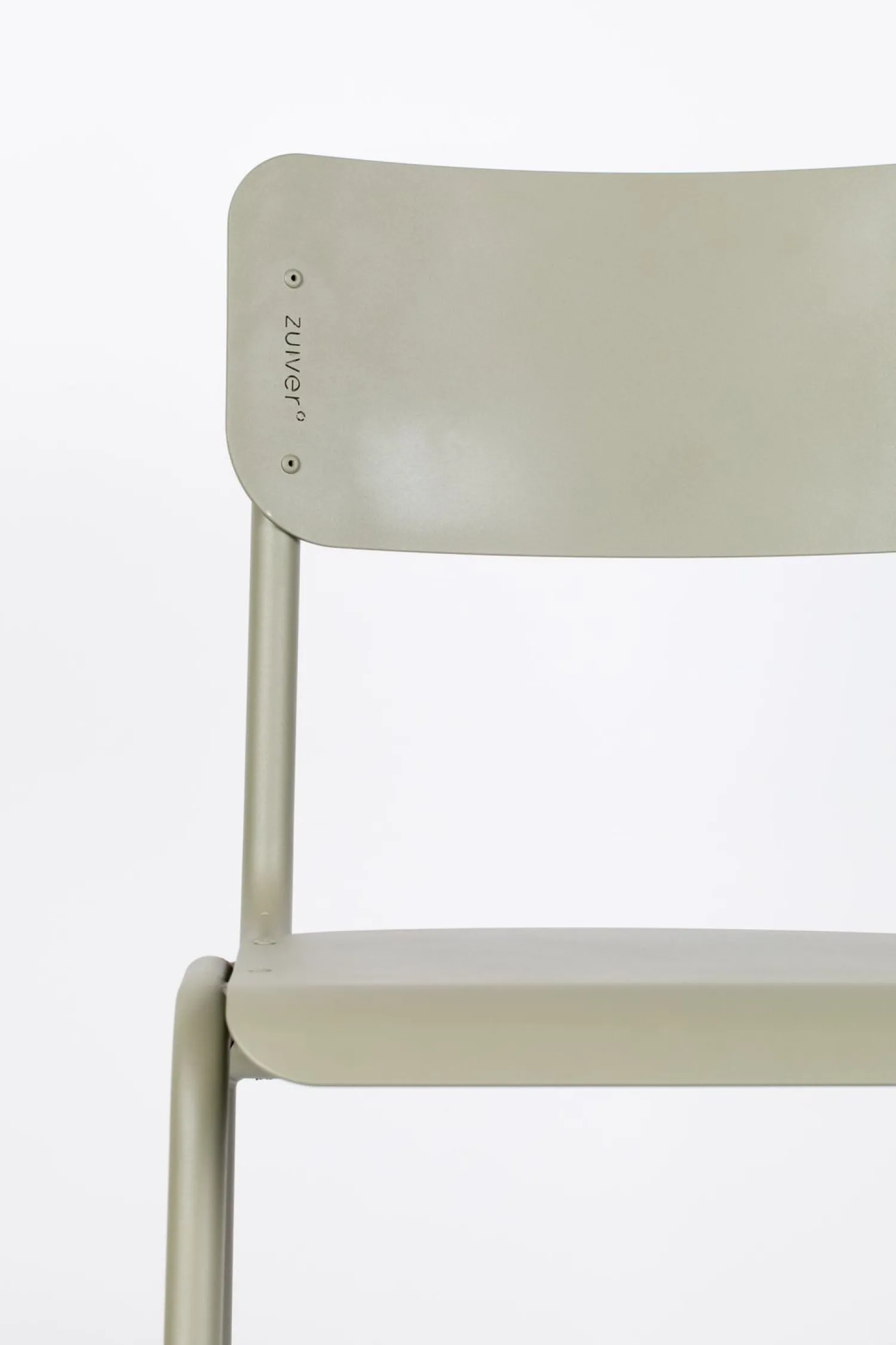 Tuinstoelen-Zuiver Back to School (set van 2) Tuinstoel Moss Grey