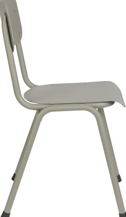 Tuinstoelen-Zuiver Back to School (set van 2) Tuinstoel Moss Grey