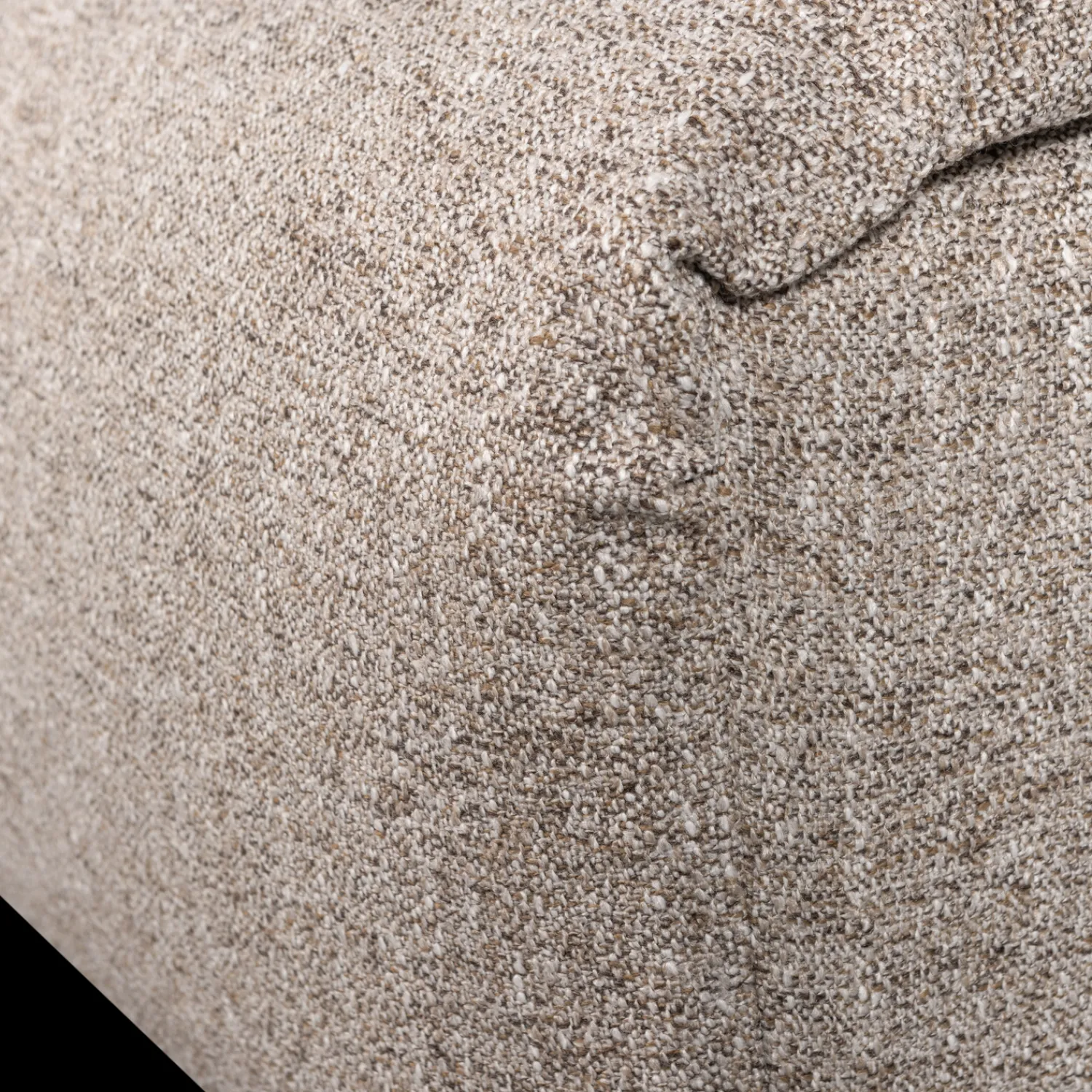 Hockers|Poefs-WOOOD Baggy Hocker Naturel Melange