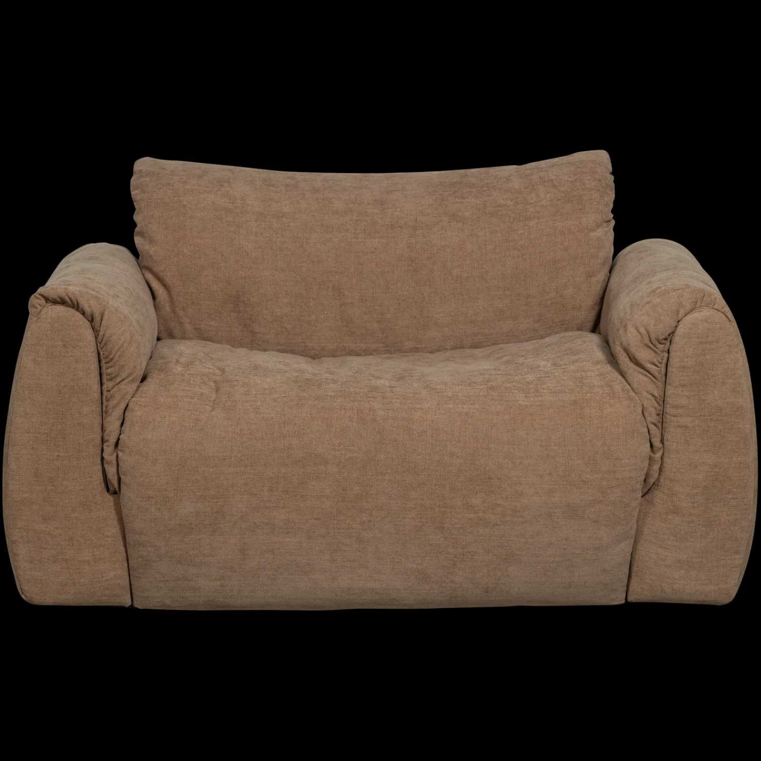 Loveseats-WOOOD Baggy Loveseat Brown
