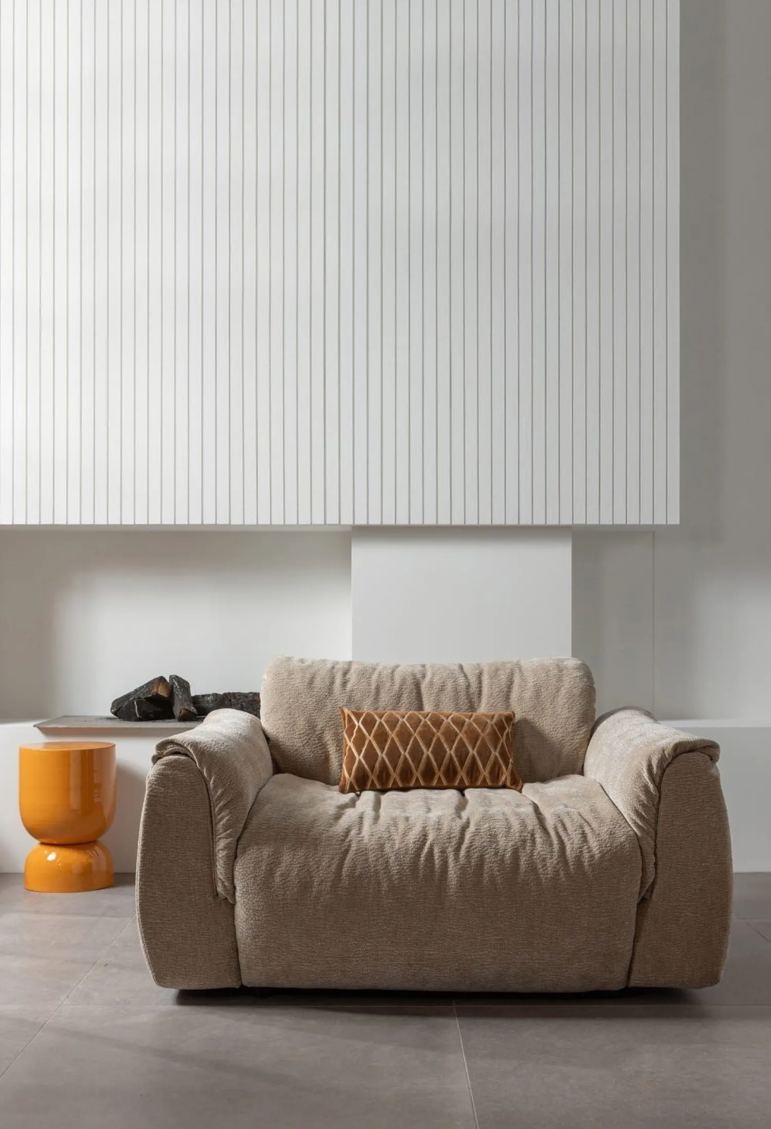 Loveseats-WOOOD Baggy Loveseat Sand