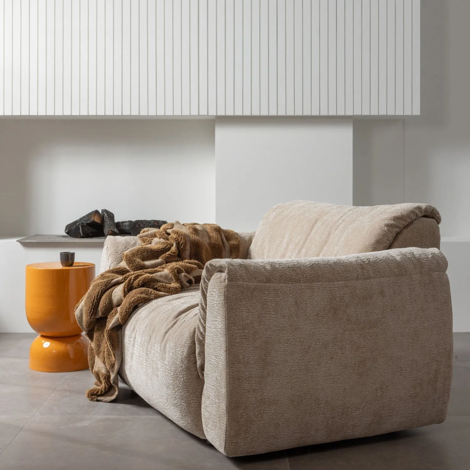 Loveseats-WOOOD Baggy Loveseat Sand