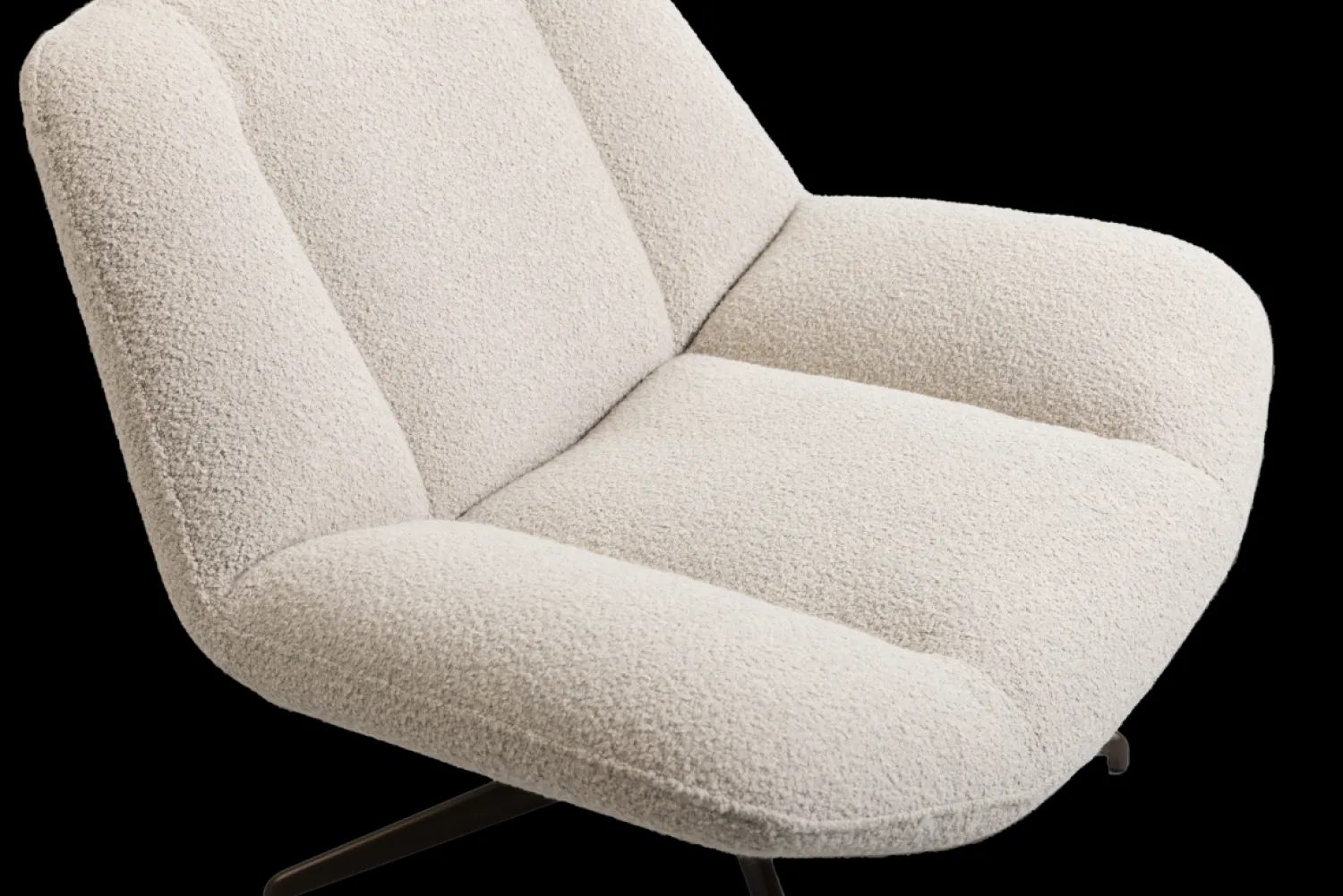 Leren Fauteuils|Draaifauteuils-Eijerkamp Collectie Balder Fauteuil Canella