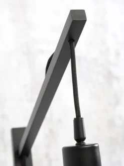 Vloerlampen|Vloerlampen-Good&Mojo Bali Black Vloerlamp Natural/Black
