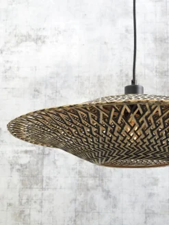 Vloerlampen|Vloerlampen-Good&Mojo Bali Black Vloerlamp Natural/Black