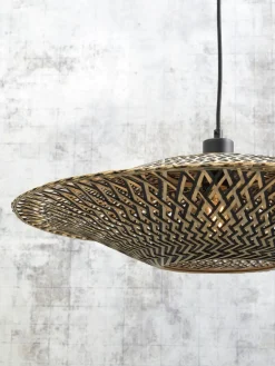 Hanglampen|Hanglampen-Good&Mojo Bali Hanglamp Naturel, Zwart
