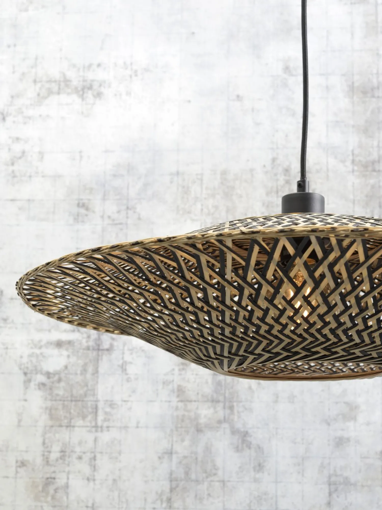 Hanglampen|Hanglampen-Good&Mojo Bali Hanglamp Naturel, Zwart