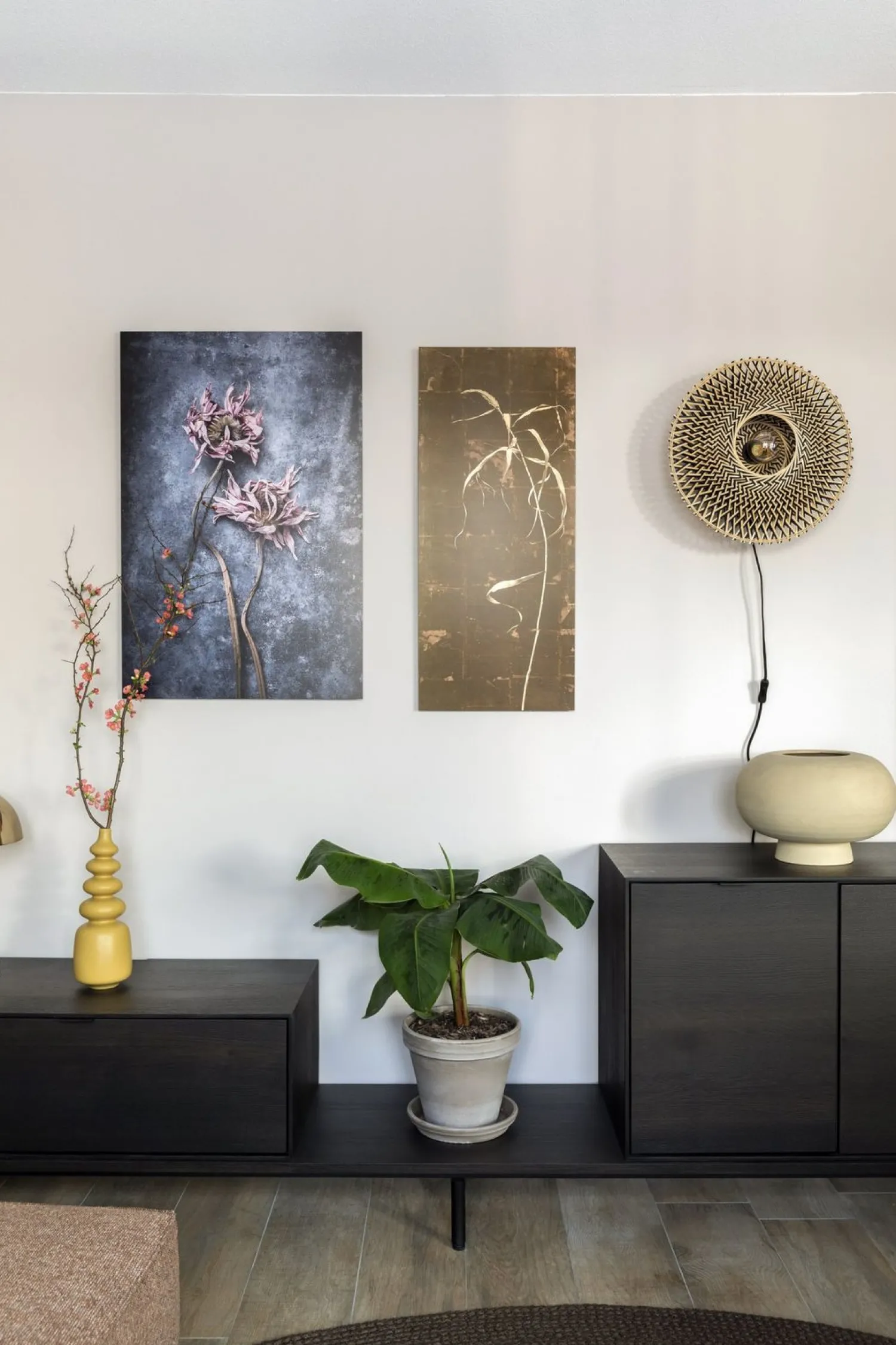 Industriële Wandlampen|Wandlampen-Good&Mojo Bali Wandlamp Natural/Black