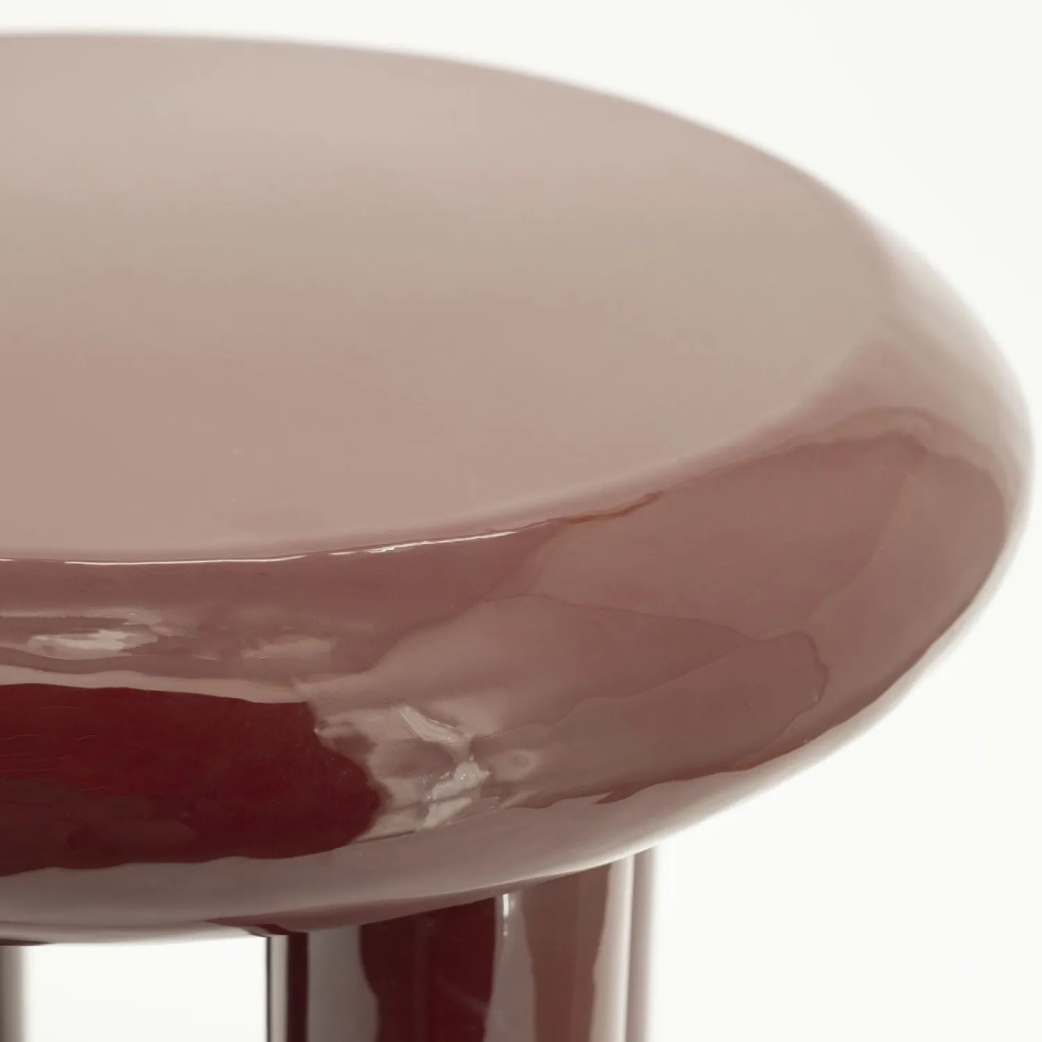 Ronde Bijzettafels-By Boo Balloon Bijzettafel Burgundy