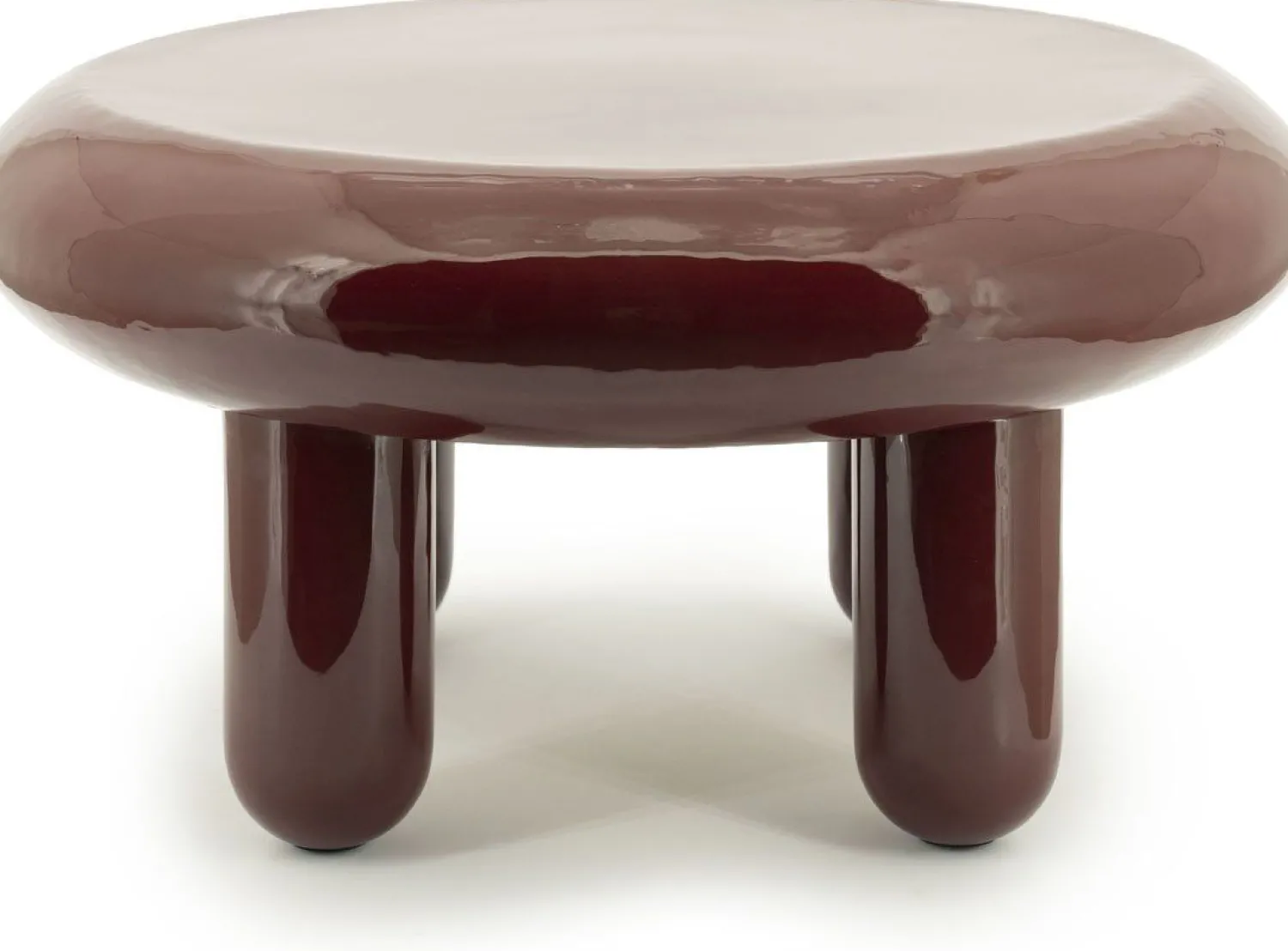 Ronde Salontafels-By Boo Balloon Salontafel Burgundy