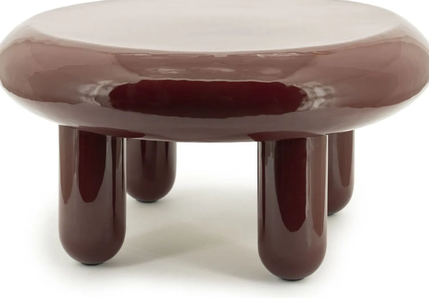 Ronde Salontafels-By Boo Balloon Salontafel Burgundy
