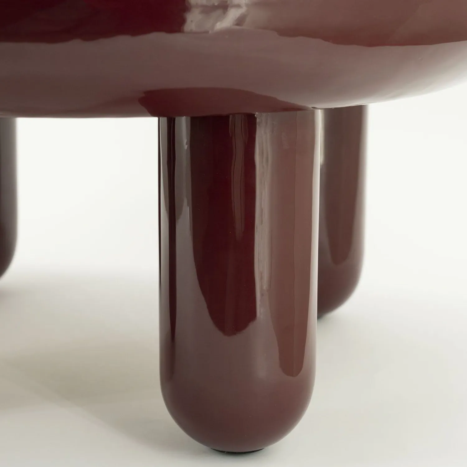Ronde Salontafels-By Boo Balloon Salontafel Burgundy