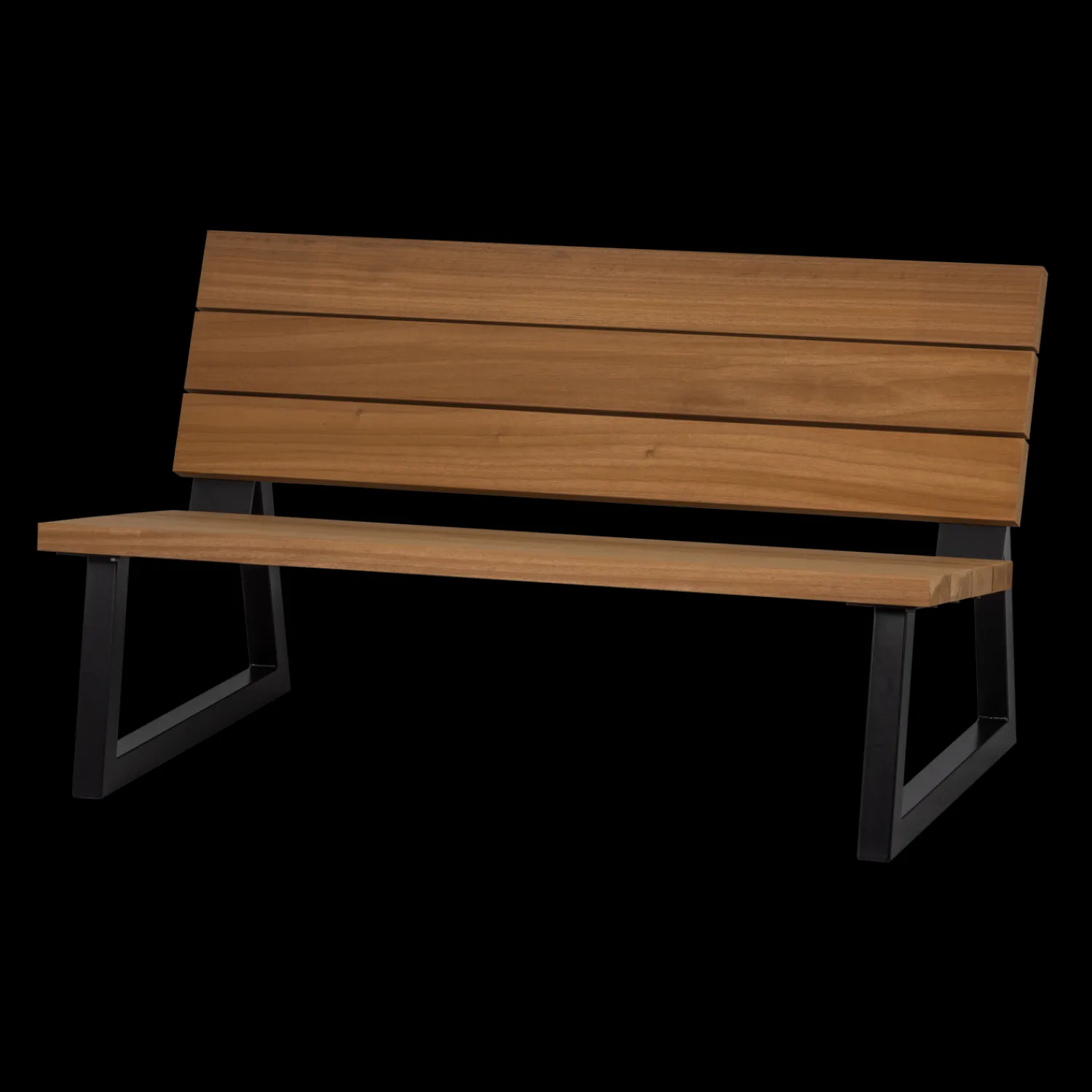 Tuinbanken-WOOOD Banco Bank Natural/Black