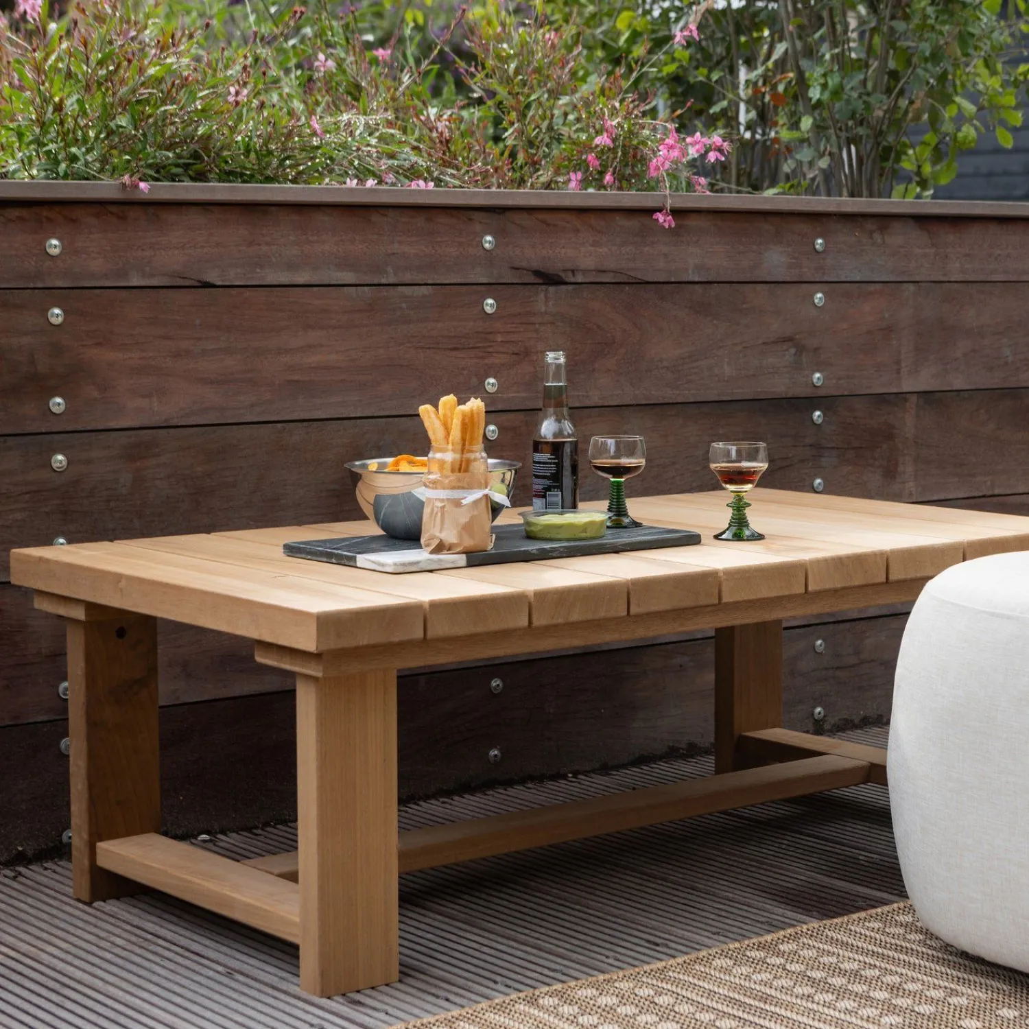 Tuintafels-WOOOD Banco Tuin Salontafel Naturel