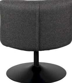 Draaifauteuils-Dutchbone Bar Fauteuil Dark Grey