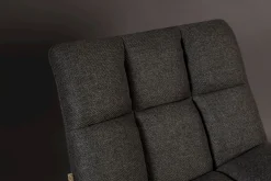Draaifauteuils-Dutchbone Bar Fauteuil Dark Grey
