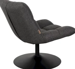 Draaifauteuils-Dutchbone Bar Fauteuil Dark Grey