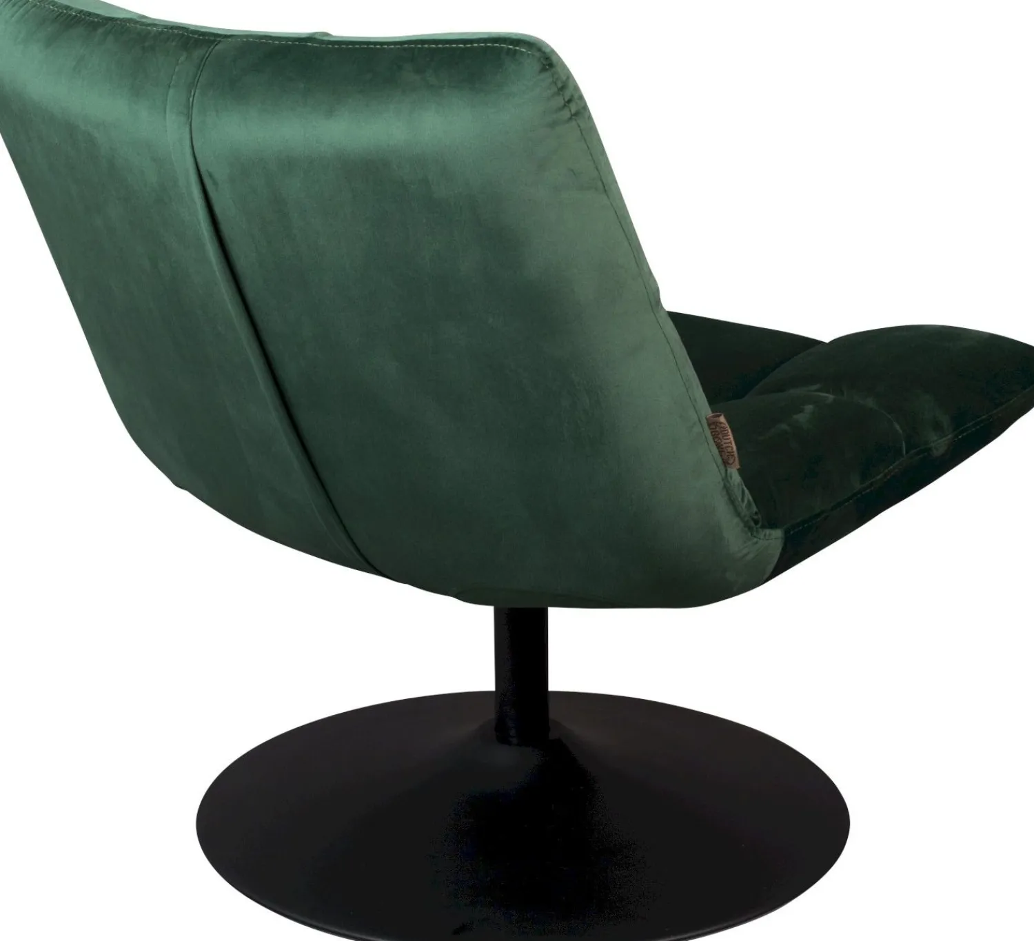 Draaifauteuils-Dutchbone Bar velvet Fauteuil Green