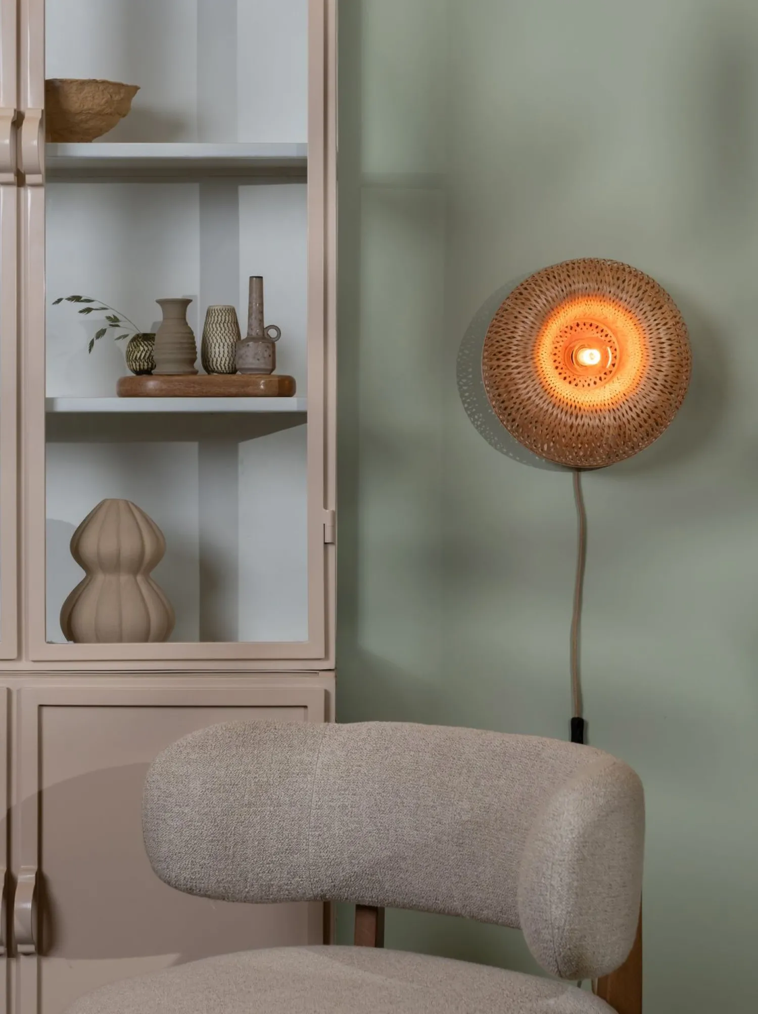 Wandlampen|Wandlampen-Good&Mojo Barbados Wandlamp Natural