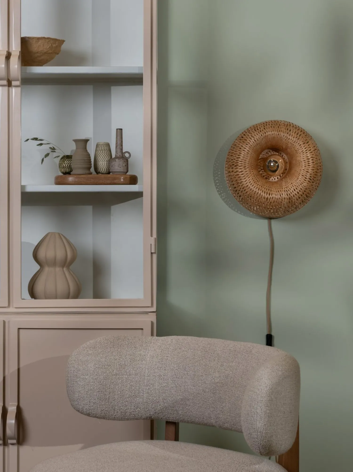 Wandlampen|Wandlampen-Good&Mojo Barbados Wandlamp Natural