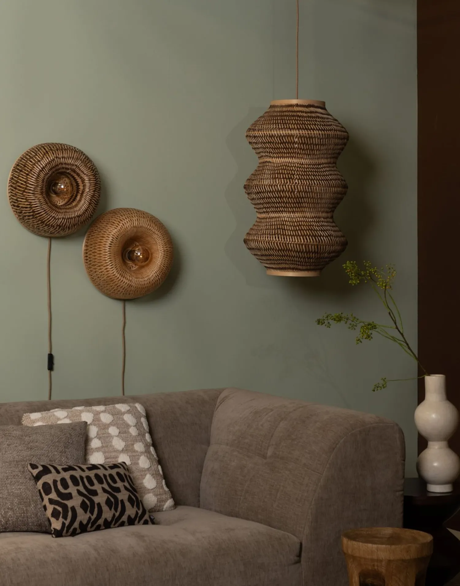 Wandlampen|Wandlampen-Good&Mojo Barbados Wandlamp Natural