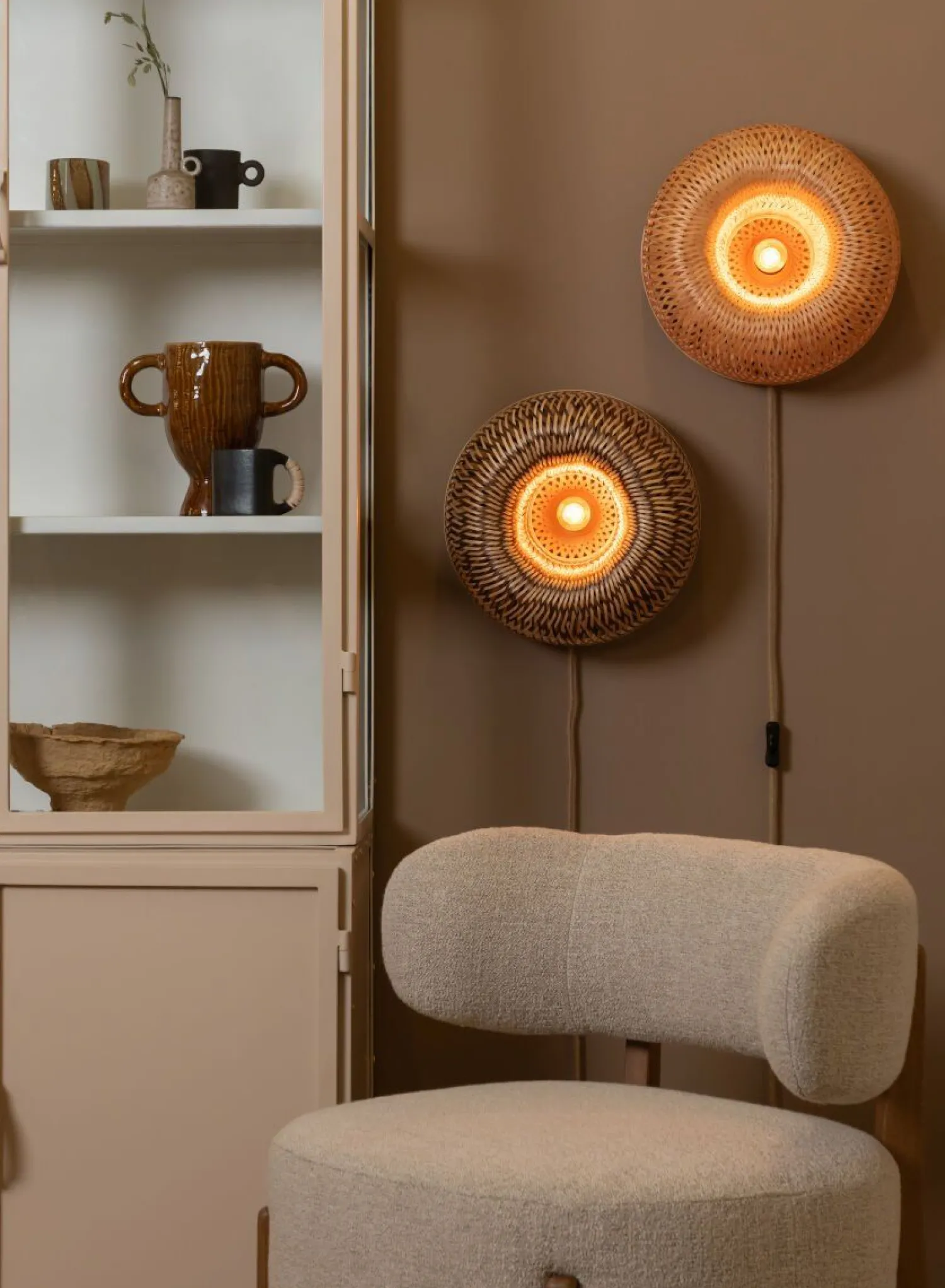 Wandlampen|Wandlampen-Good&Mojo Barbados Wandlamp Natural