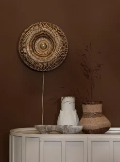 Wandlampen|Wandlampen-Good&Mojo Barbados Wandlamp Natural, Brown