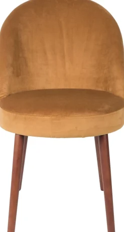 Kuipstoelen|Eetkamerstoelen Zonder Armleuning-Dutchbone Barbara Eetkamerstoel Camel