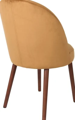Kuipstoelen|Eetkamerstoelen Zonder Armleuning-Dutchbone Barbara Eetkamerstoel Camel