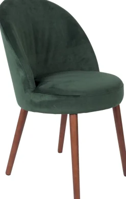 Kuipstoelen|Eetkamerstoelen Zonder Armleuning-Dutchbone Barbara Eetkamerstoel Green