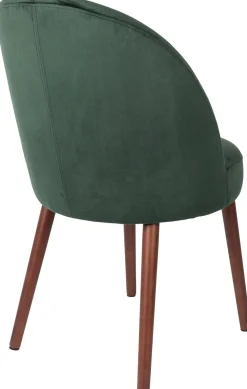 Kuipstoelen|Eetkamerstoelen Zonder Armleuning-Dutchbone Barbara Eetkamerstoel Green
