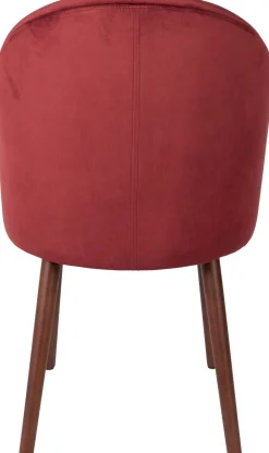 Kuipstoelen|Eetkamerstoelen Zonder Armleuning-Dutchbone Barbara Eetkamerstoel Red
