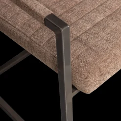 Eetkamerstoelen Met Armleuning-WOOOD Bas Armstoel Brown Melange