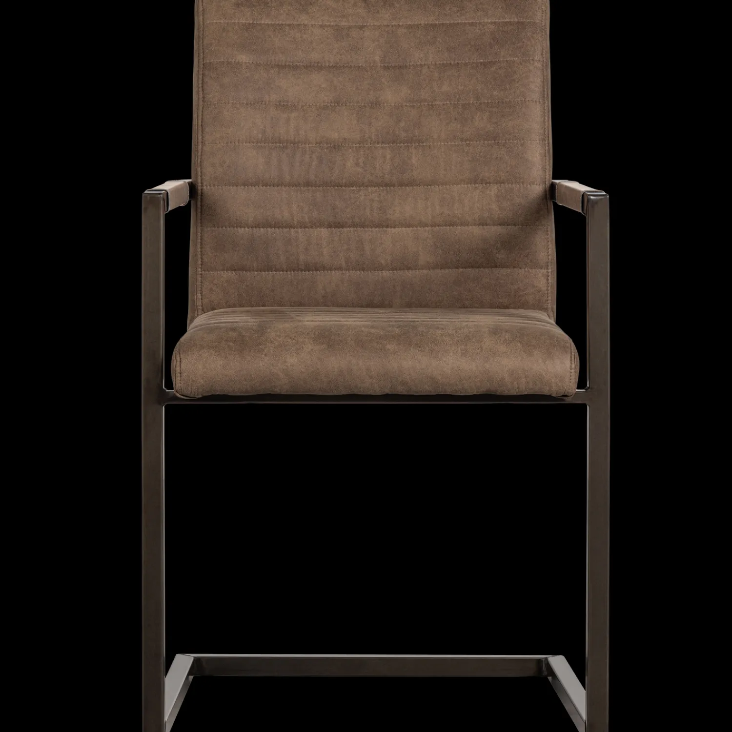 Eetkamerstoelen Met Armleuning-WOOOD Bas Eetkamerstoel Taupe