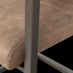 Eetkamerstoelen Met Armleuning-WOOOD Bas Eetkamerstoel Taupe