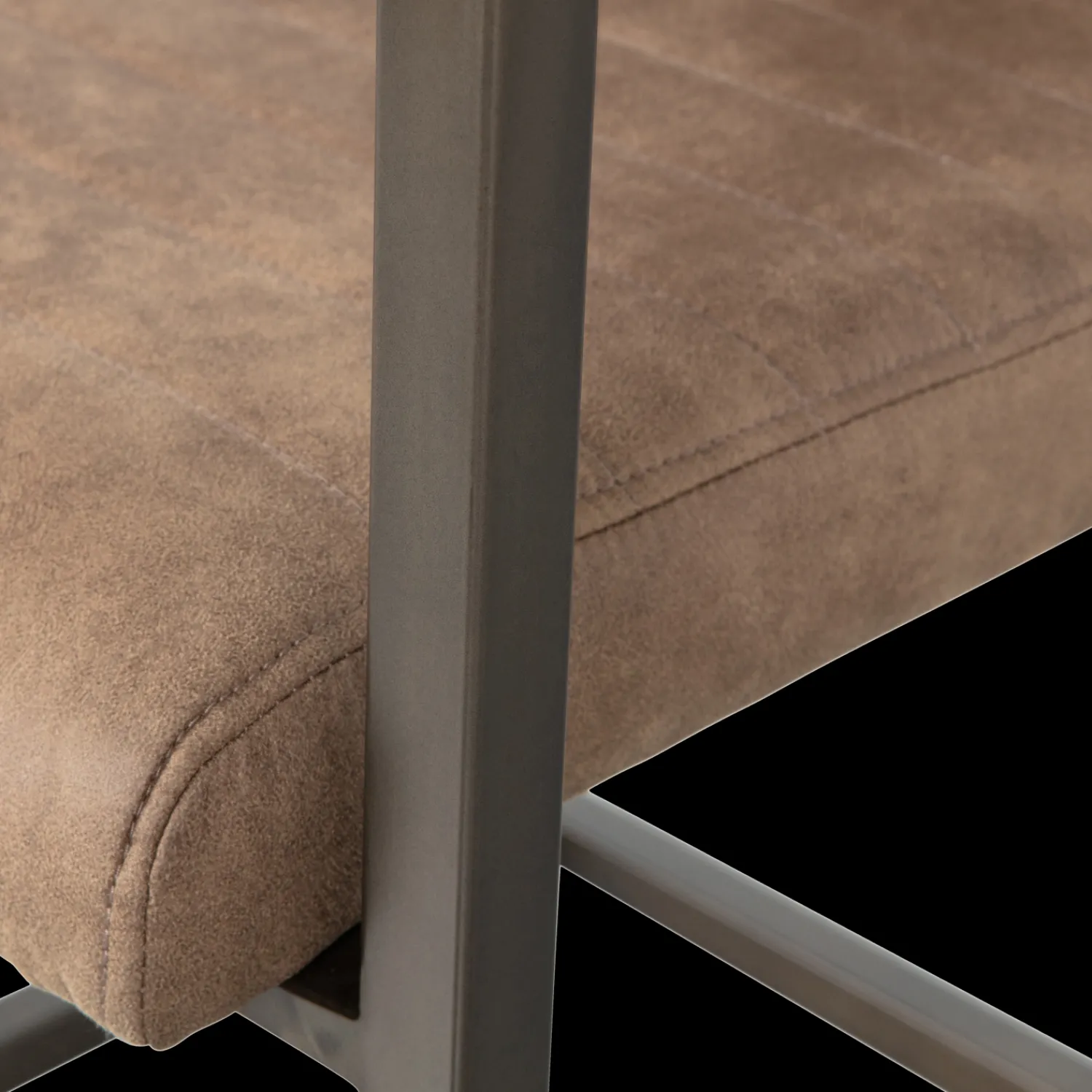 Eetkamerstoelen Met Armleuning-WOOOD Bas Eetkamerstoel Taupe