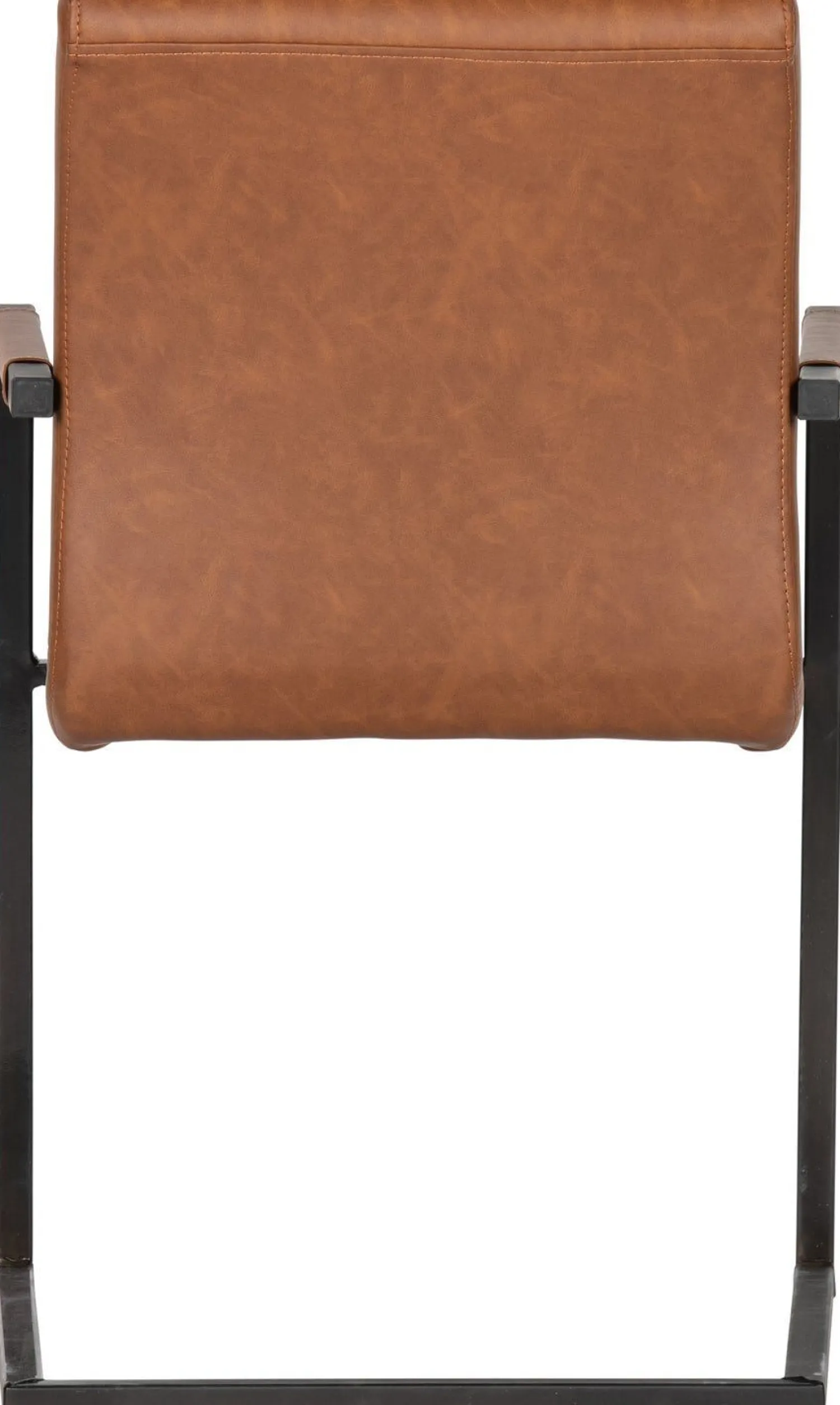 Eetkamerstoelen Met Armleuning-WOOOD Bas Eetkamerstoel cognac