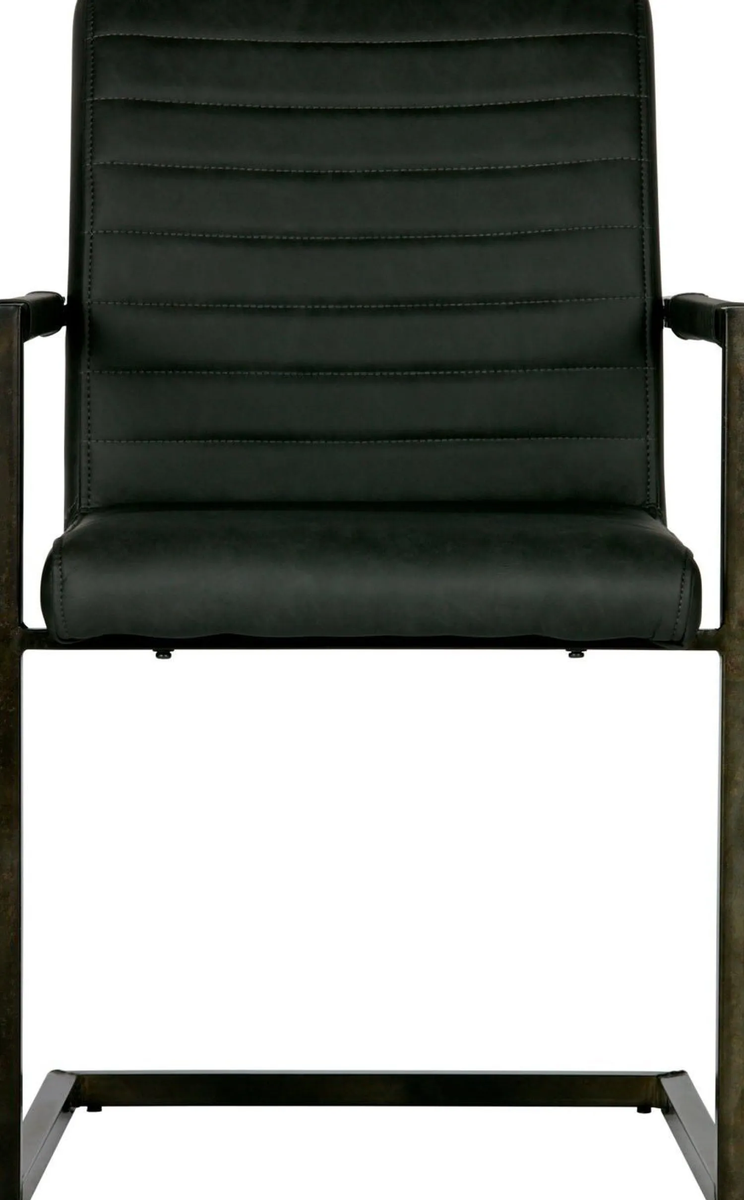 Eetkamerstoelen Met Armleuning-WOOOD Bas Eetkamerstoel antraciet