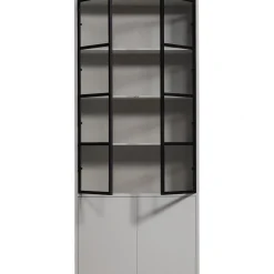 Vitrinekasten-vtwonen Basic Vitrinekast Mist