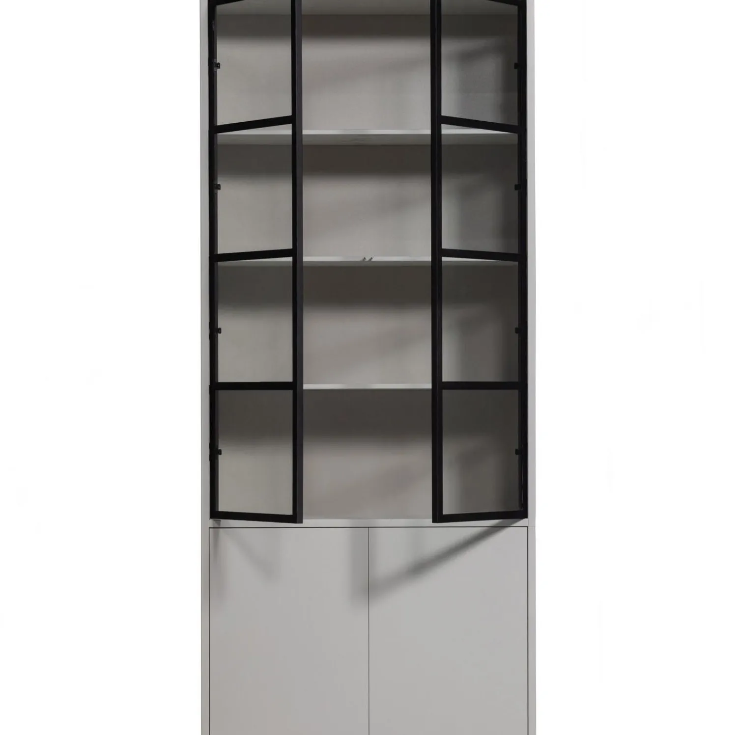 Vitrinekasten-vtwonen Basic Vitrinekast Mist
