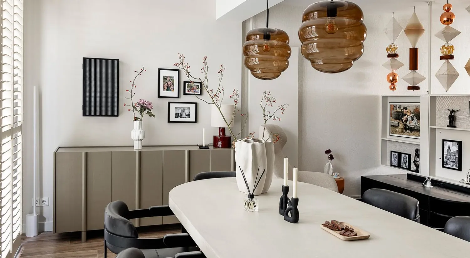 Dressoirs-WOOOD Basu Dressoir Mud