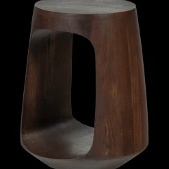 Houten Bijzettafels-WOOOD Bayo Bijzettafel Walnoot