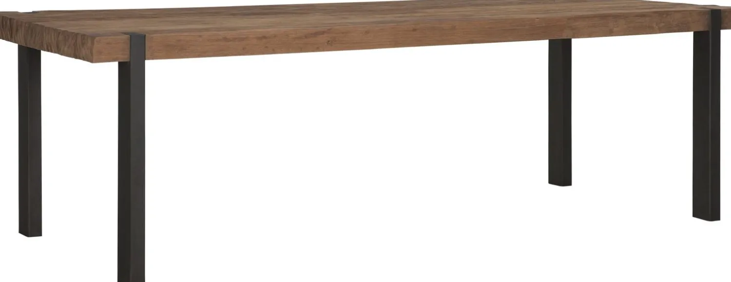 Houten Eettafels|Rechthoekige Eettafels-DTP Home Beam Eettafel Bruin