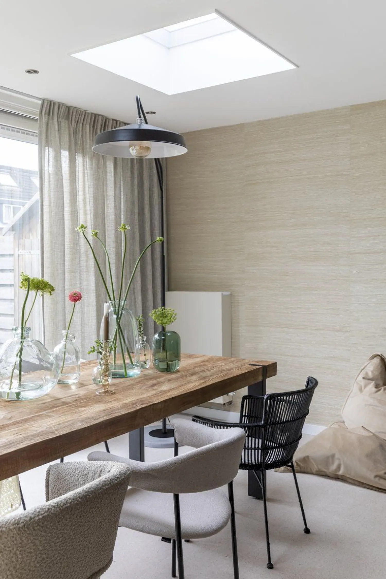 Houten Eettafels|Rechthoekige Eettafels-DTP Home Beam Eettafel Bruin