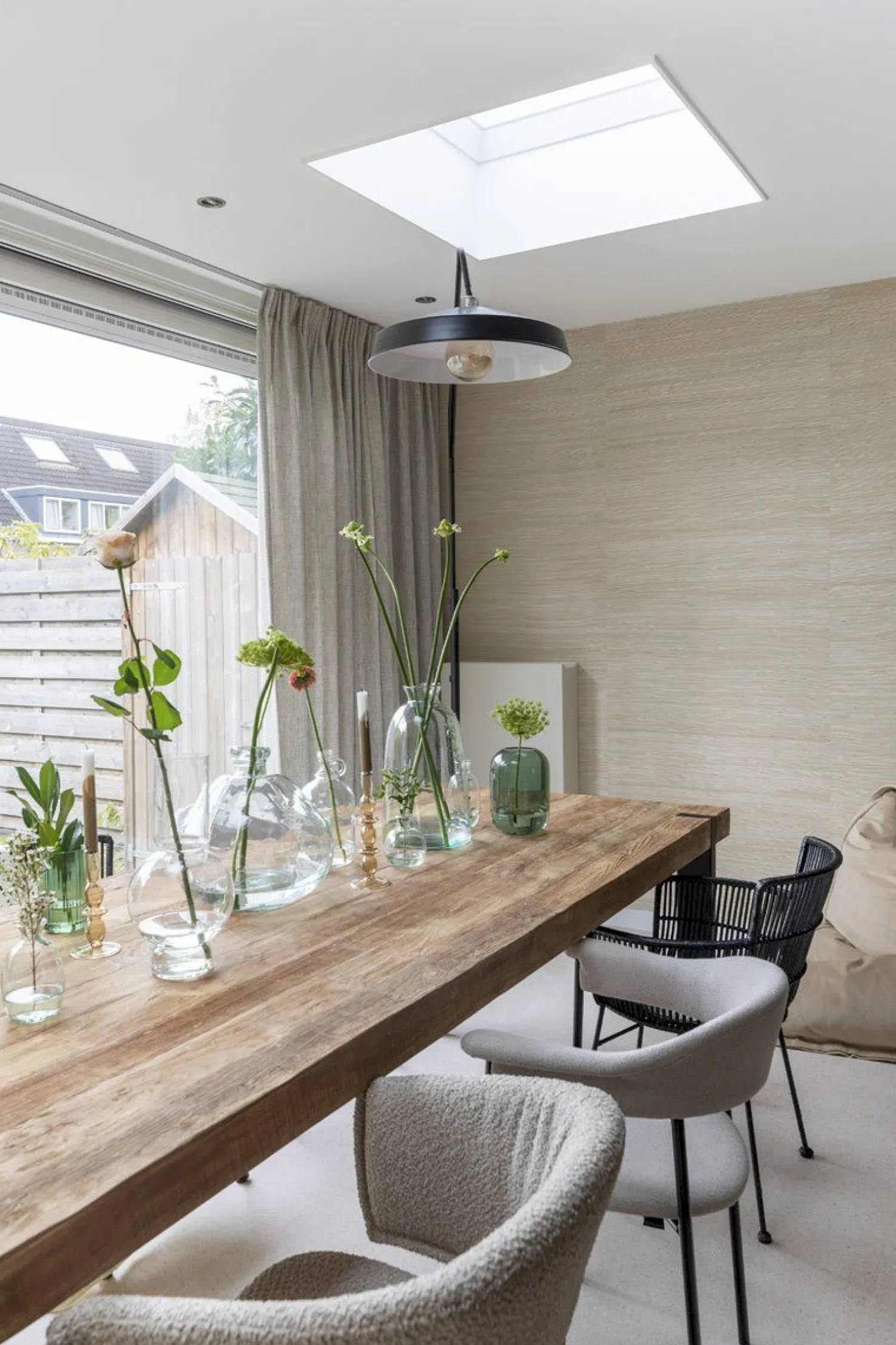 Houten Eettafels|Rechthoekige Eettafels-DTP Home Beam Eettafel Bruin