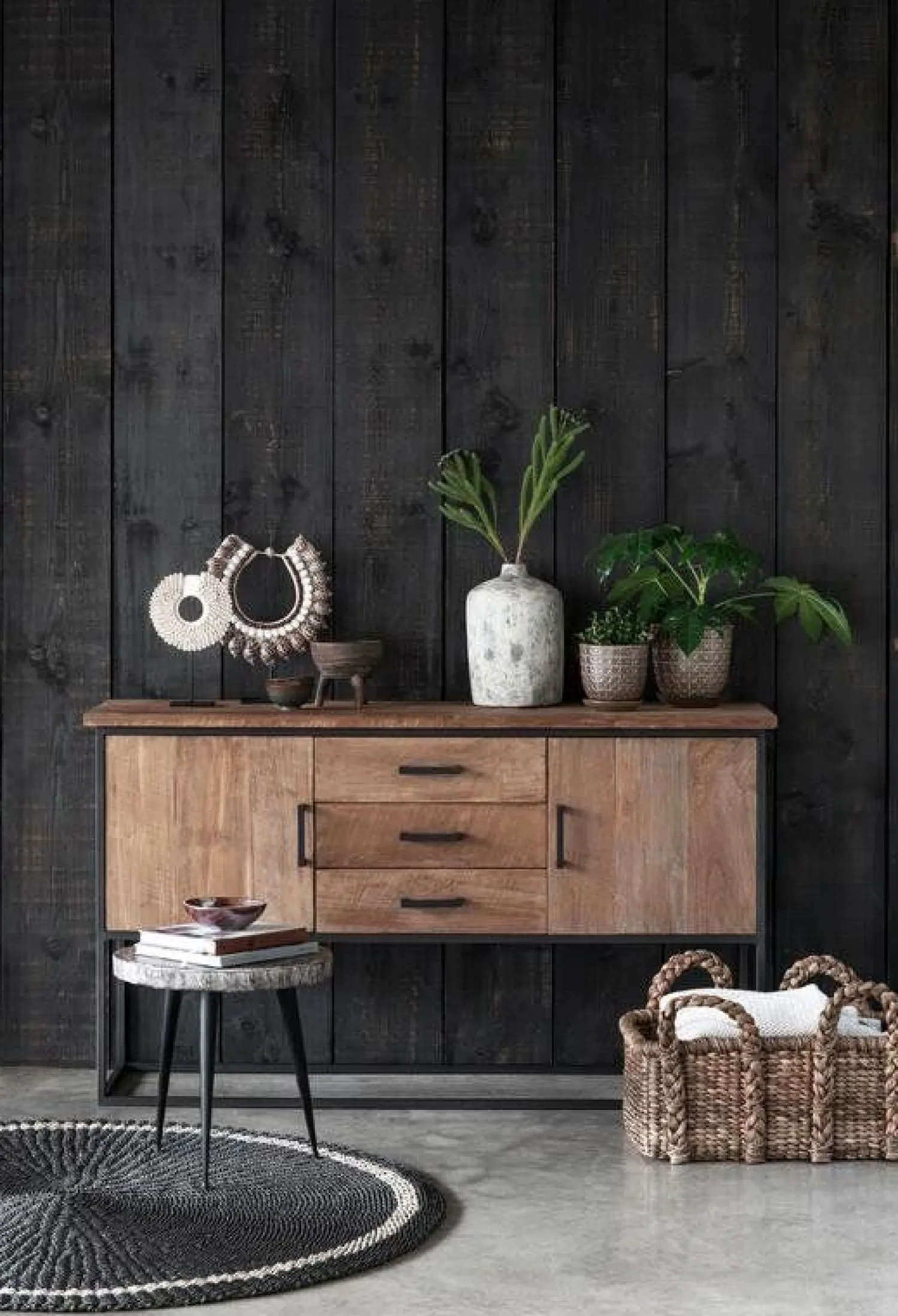 Dressoirs-DTP Home Beam Dressoir Bruin