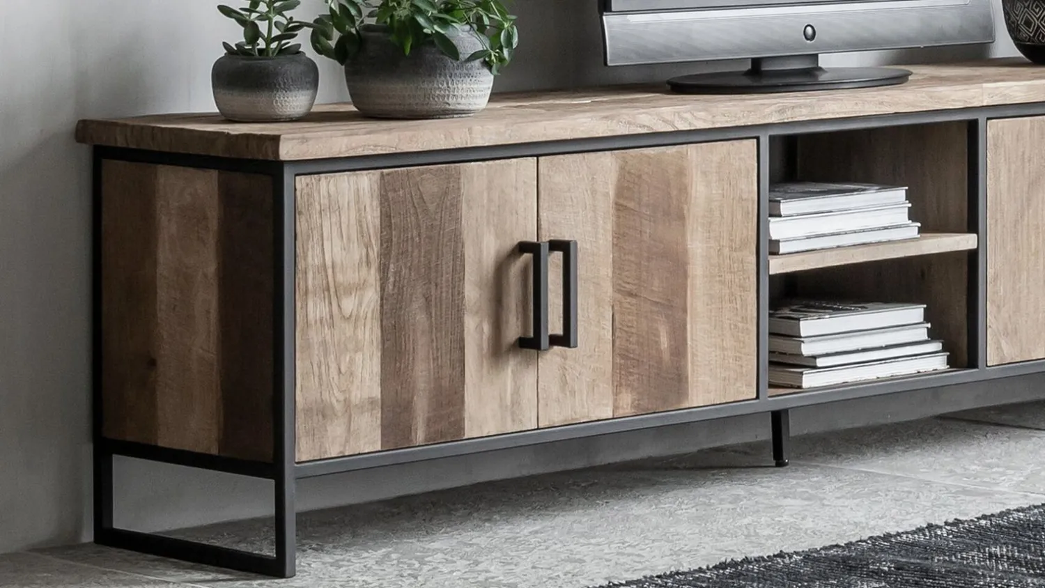 Tv-Meubels-DTP Home Beam Medium Tv-meubel Bruin