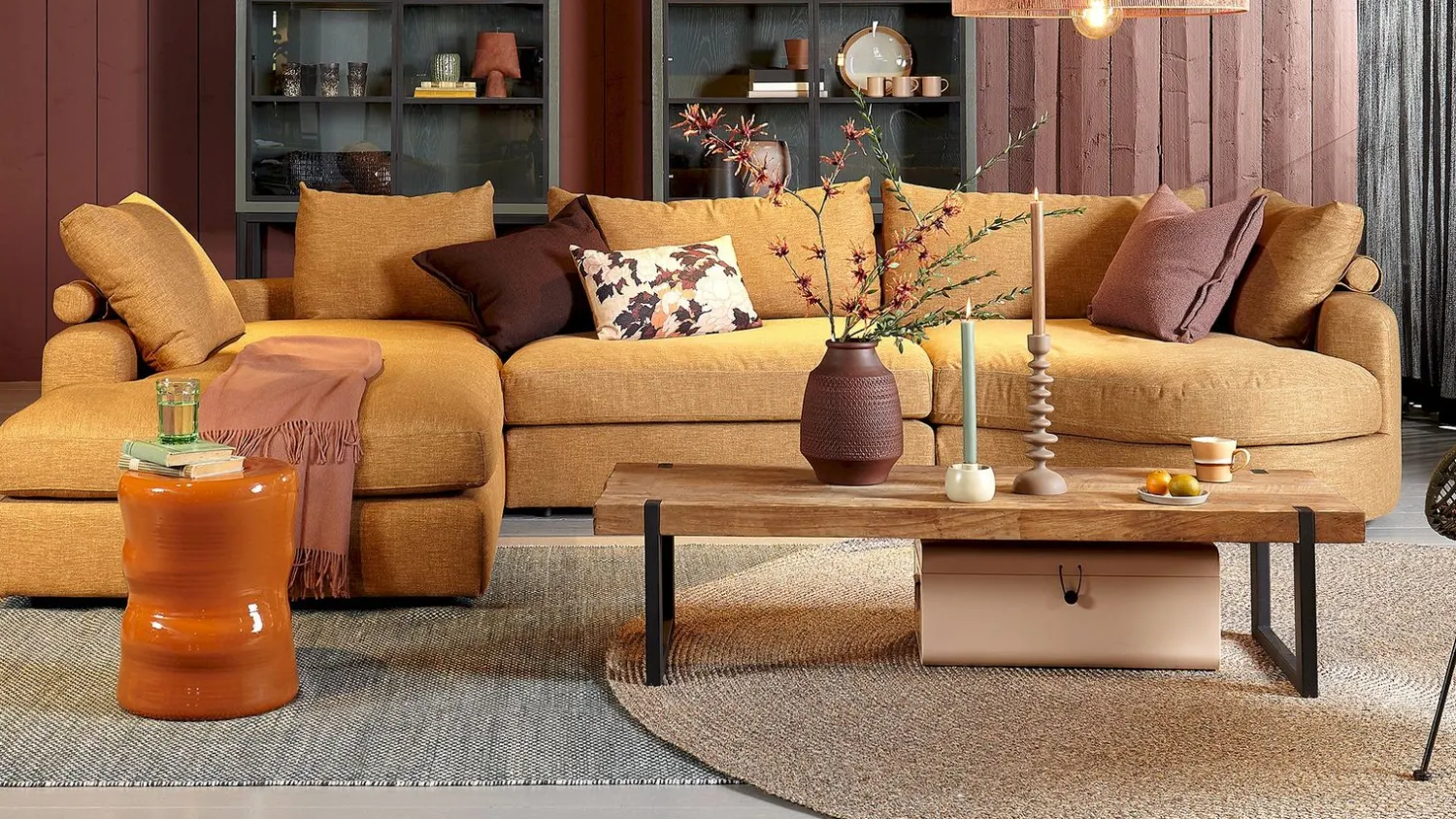 Houten Salontafels-DTP Home Beam Salontafel Bruin